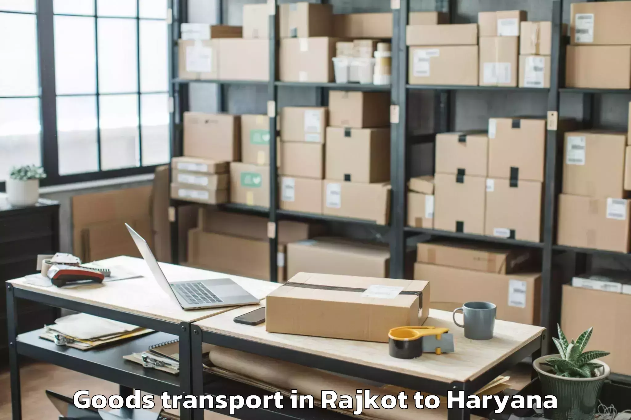 Expert Rajkot to Uklana Goods Transport